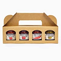 Juego de regalo de Chilli Chilli Challenge del mundo | Edición 2020 | Juego de chiles extremadamente calientes | 4 x 41…
